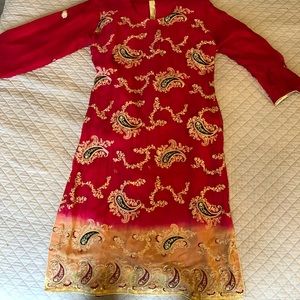 Handmade Pakistani / Indian Shalwar Kameez XXL